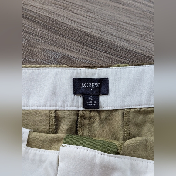 NEW Women's J Crew Shorts Size 12 Camo Camouflage Print Summer 100% Cotton - Picture 2 of 4